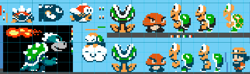 SMB 1 sprites
